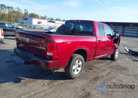 2018 Ram 1500 Express 4X4 6'4 Box from USA, damaged, VIN 1C6RR7FT4JS217779